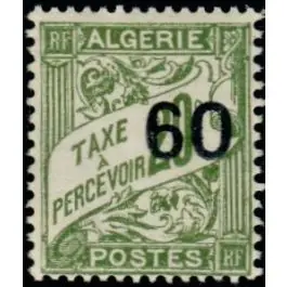 En Vogue Timbre de collection Algerie - Taxe 12
