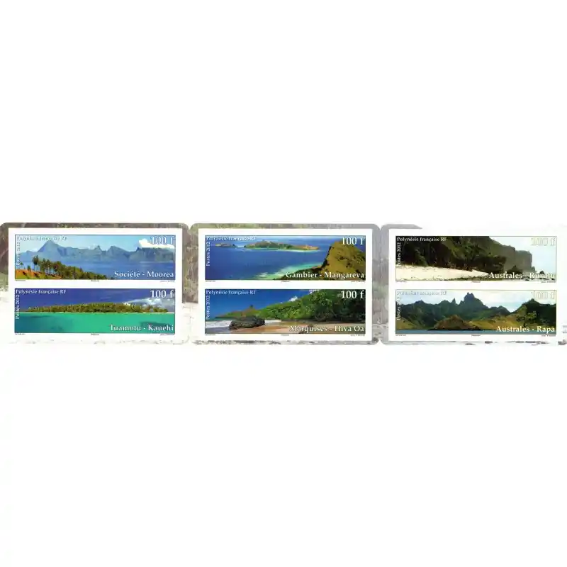 Prix Promo Timbre Polynésie n°1001 à 1006