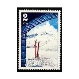 Petit Prix Timbre de collection Andorre Espagnol - 067
