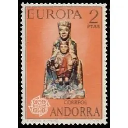 En Vogue Timbre de collection Andorre Espagnol - 081