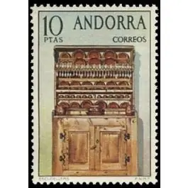 Paiement Sécurisé Timbre de collection Andorre Espagnol - 083