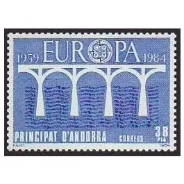 Paiement Sécurisé Timbre de collection Andorre Espagnol - 168