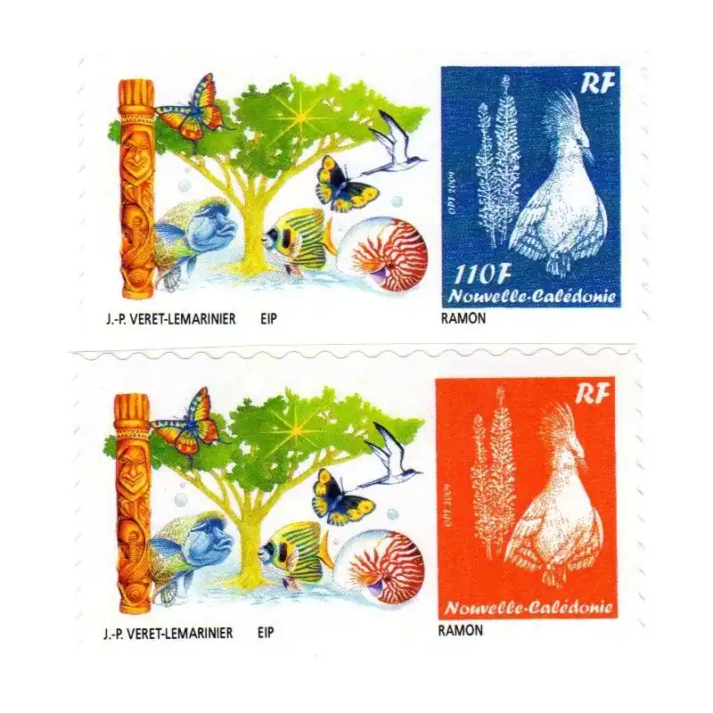 Timbre Nouvelle Calédonie n°1119 et 1120 Satisfait Ou Remboursé