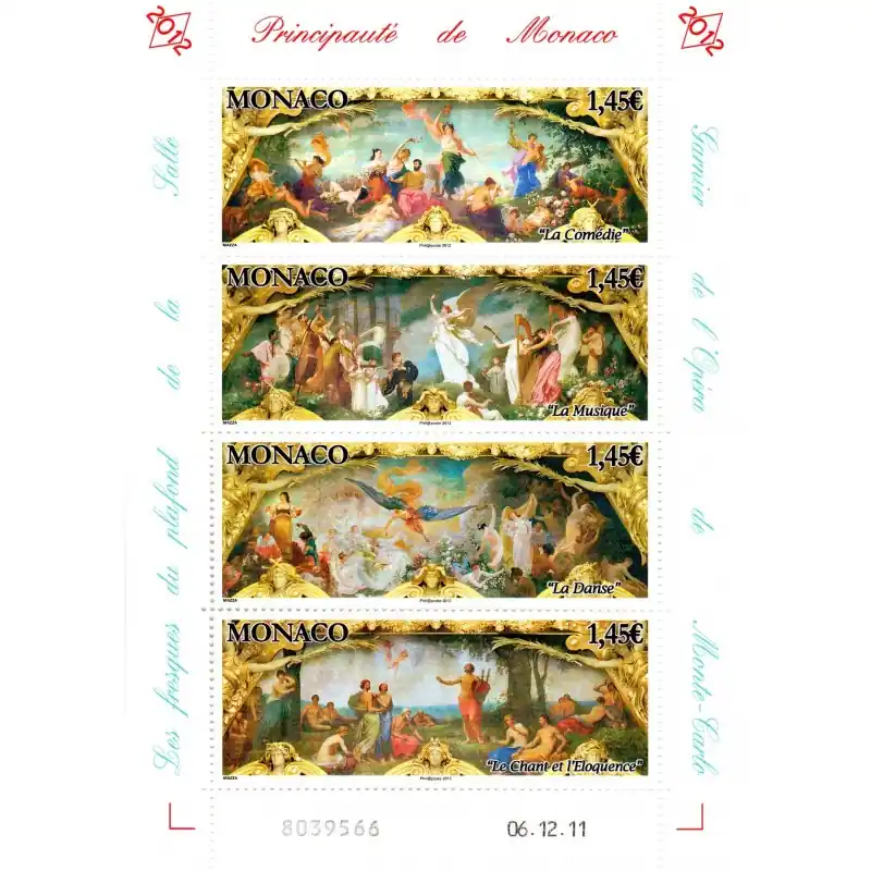 Timbre Monaco n°2812 à 2815 Nouvel Arrivage