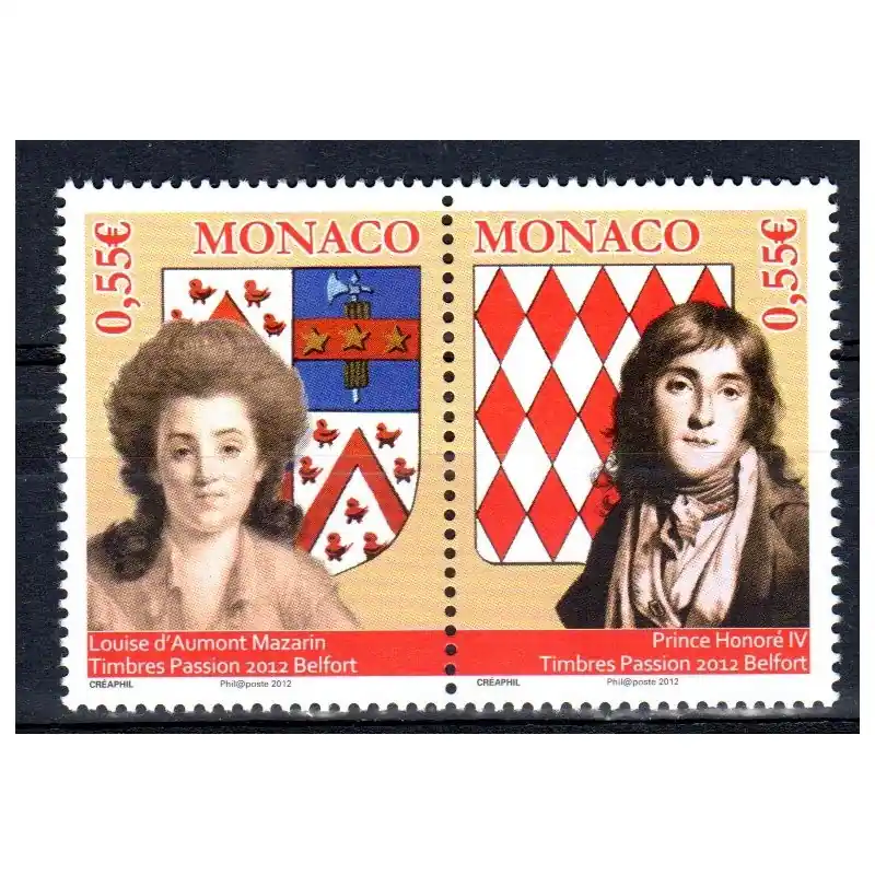 Timbre Monaco n°2847 et 2848 Acheter Direct