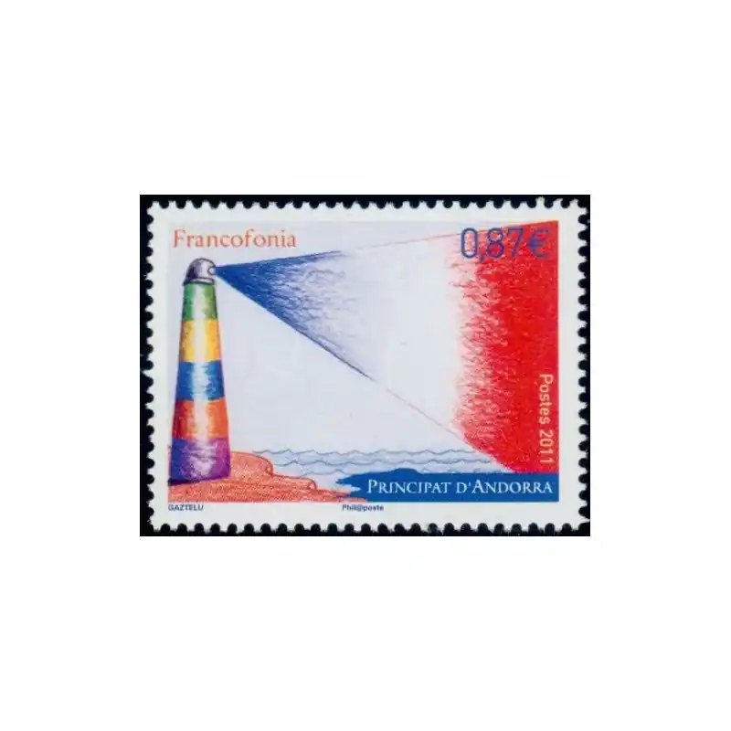 Pas Cher Timbre Andorre Français n°705