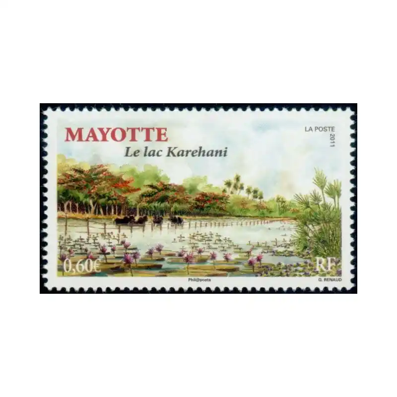 Timbre Mayotte n°254 Populaire