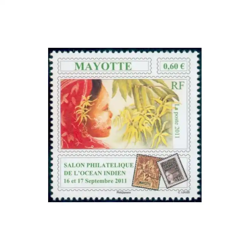 Artisanat Timbre Mayotte n°258