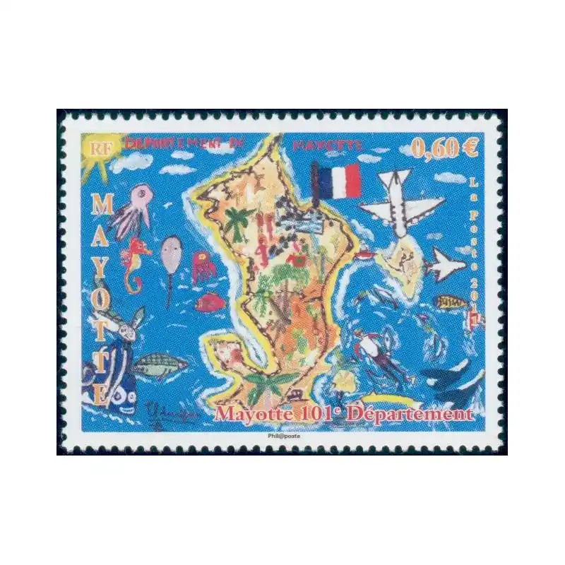 Prix Réduit Timbre Mayotte n°259