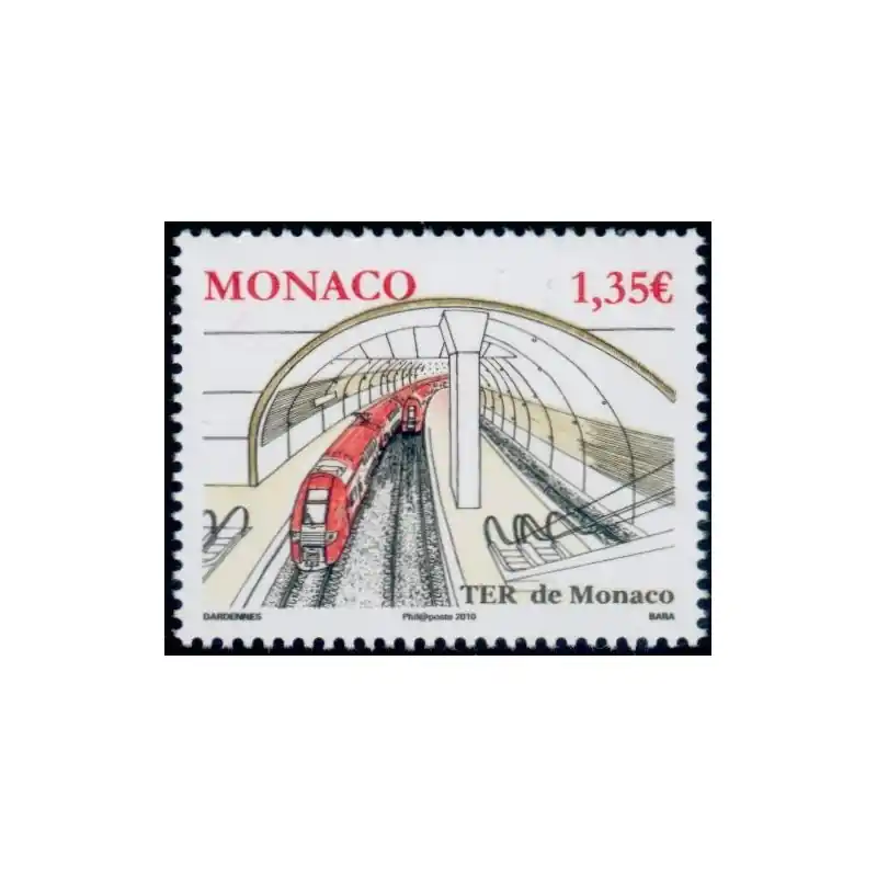 Timbre Monaco n°2753 Commander Vite