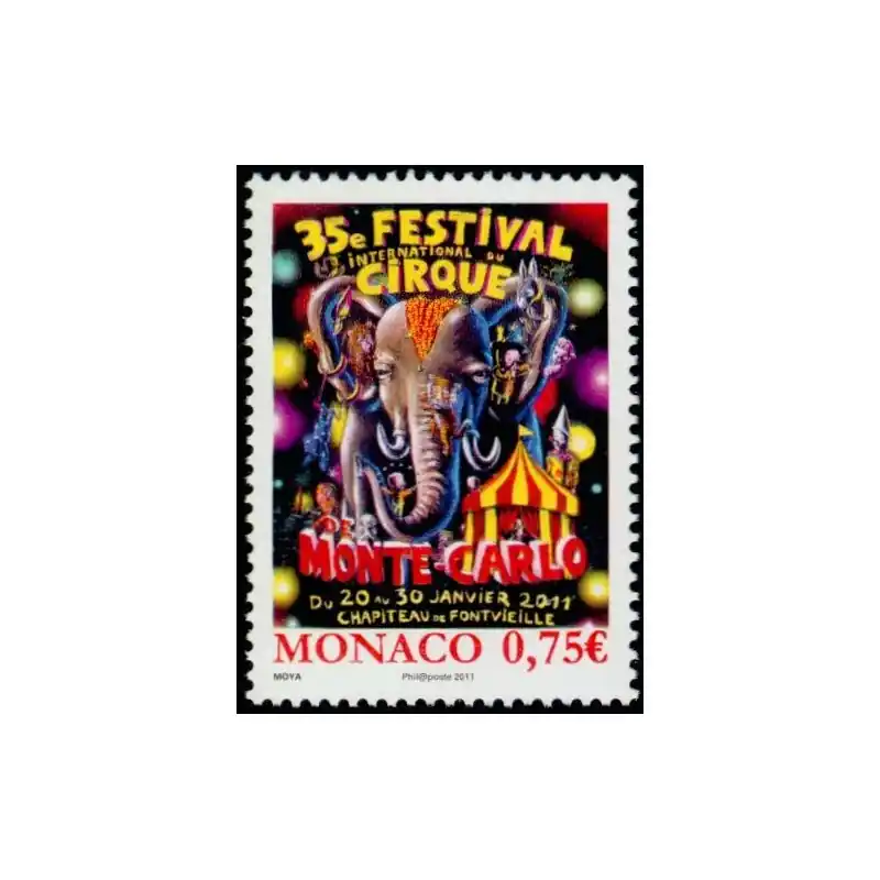 Dernier Modèle Timbre Monaco n°2756