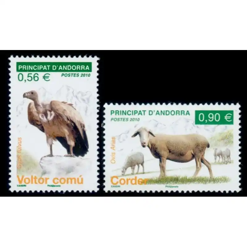 Top Vente Timbre Andorre Français n°690 et 691
