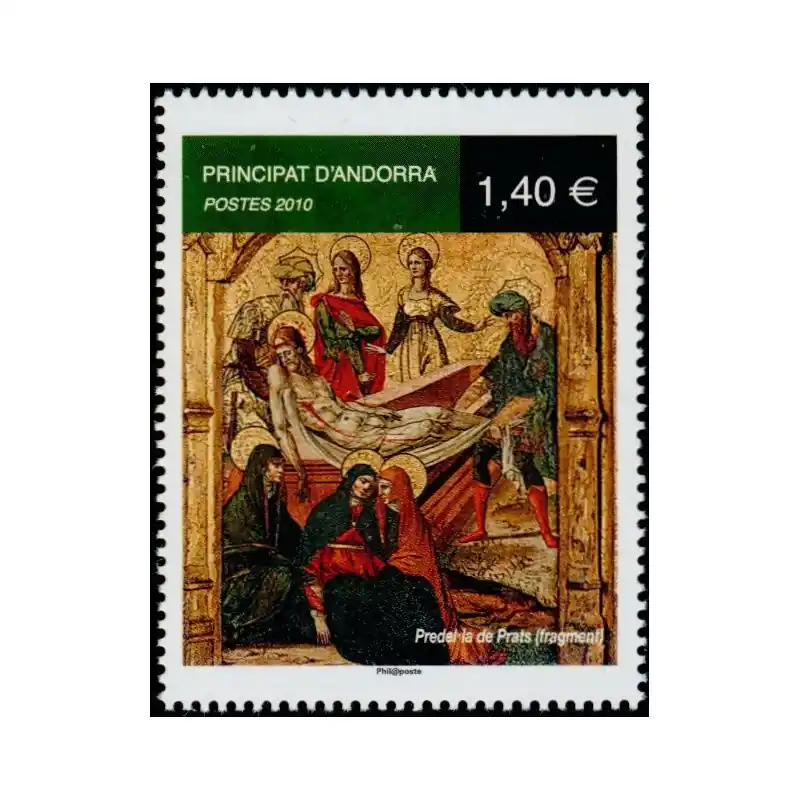 Certifié Timbre Andorre Français n°698