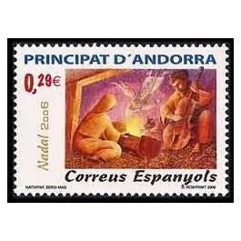 Vente Directe Timbre de collection Andorre Espagnol - 327