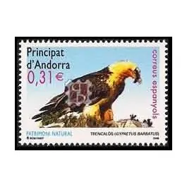 Vente Flash Timbre de collection Andorre Espagnol - 337