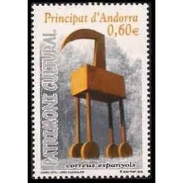 Timbre de collection Andorre Espagnol - 338 Pas Cher