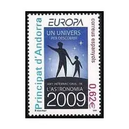 Fait Main Timbre de collection Andorre Espagnol - 351