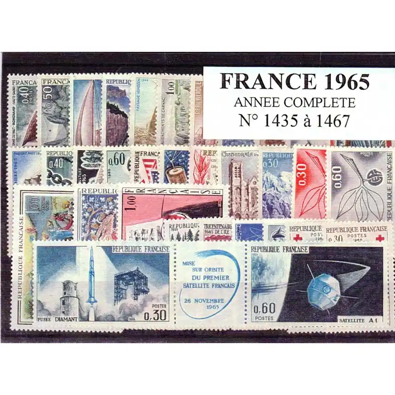 Timbres France 1965 année complète Meilleur Prix