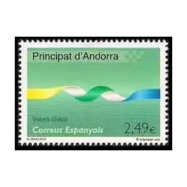 Gros Lot Timbre de collection Andorre Espagnol - 363