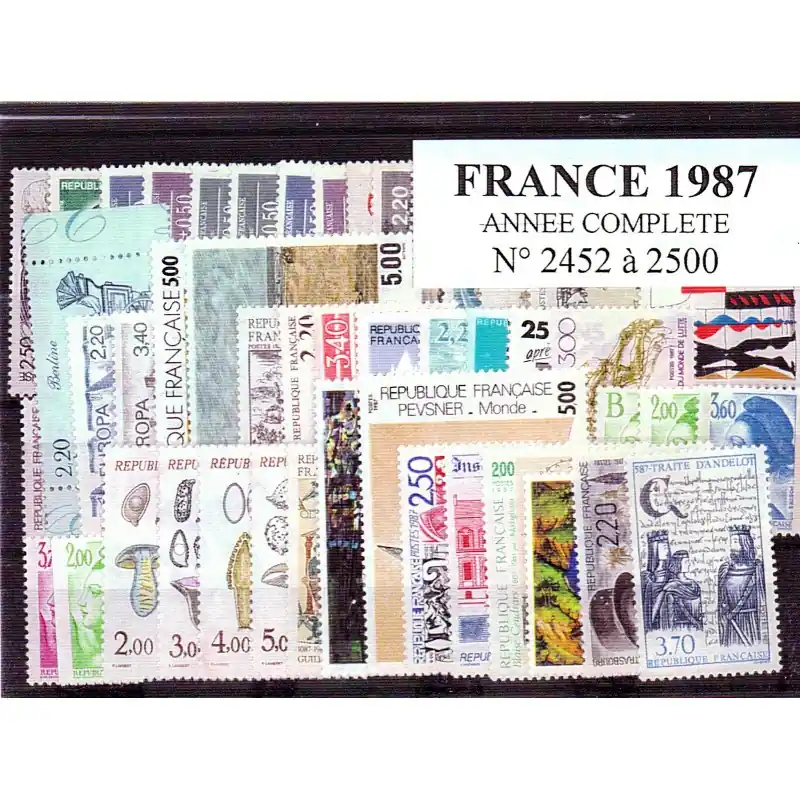 Timbres France 1987 année complète Acheter En Ligne