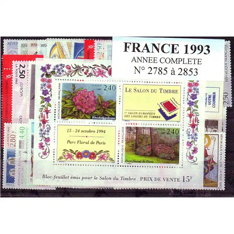 Top Qualité Timbres France 1993 année complète
