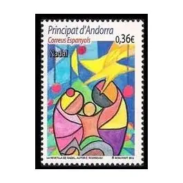 Nouvel Arrivage Timbre de collection Andorre Espagnol - 386