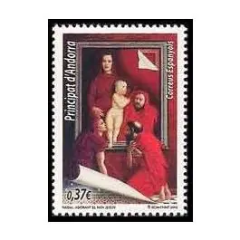 Commander Vite Timbre de collection Andorre Espagnol - 396