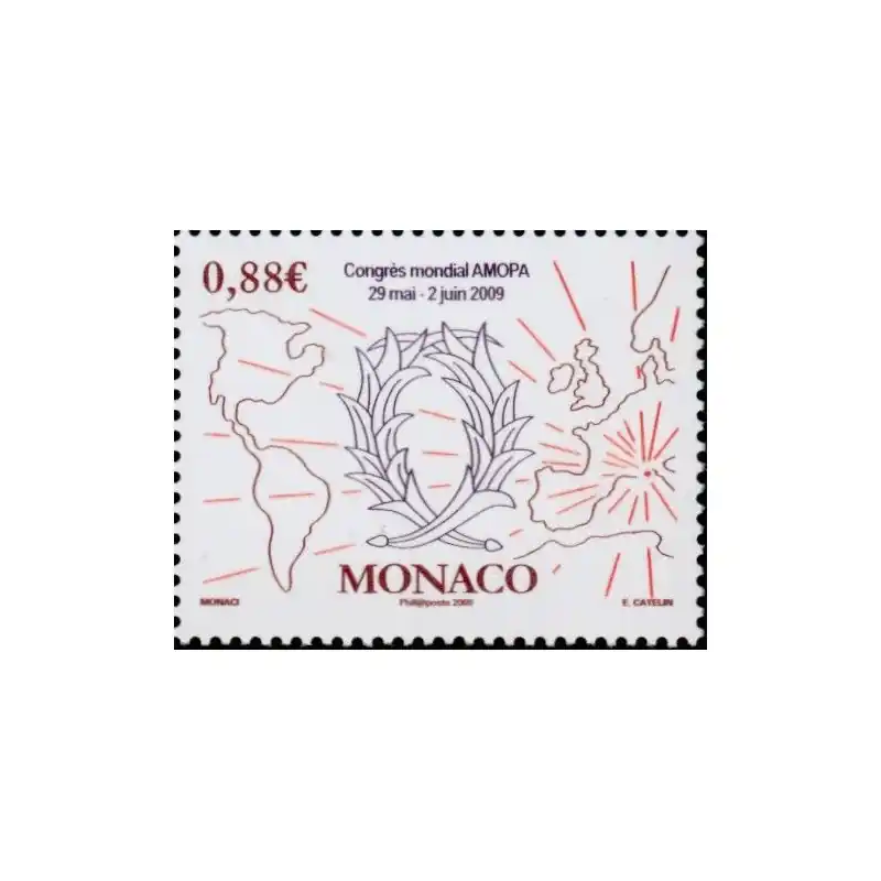 Timbre Monaco n°2668 Super Prix