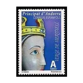 Édition Limitée Timbre de collection Andorre Espagnol - 413