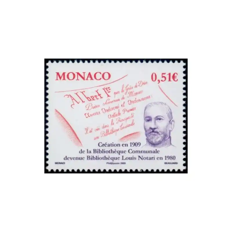 Prix Cassé Timbre Monaco n°2680