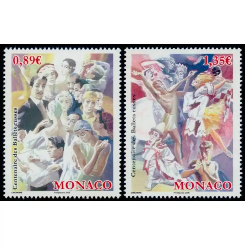 Timbre Monaco n°2684 et 2685 Quantité Limitée