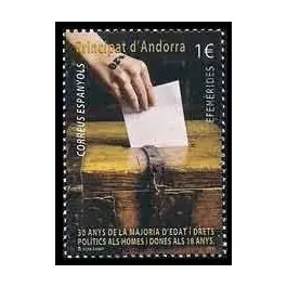 Promotion Saisonnière Timbre de collection Andorre Espagnol - 420