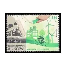 Top Vente Timbre de collection Andorre Espagnol - 428