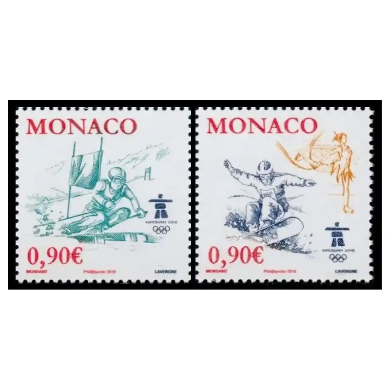 Timbre Monaco n°2710 et 2711 Offre Limitée