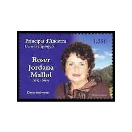 Top Qualité Timbre de collection Andorre Espagnol - 456