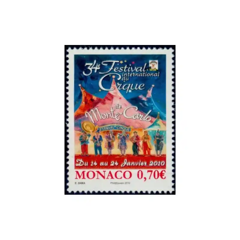 Timbre Monaco n°2717 Nouvelle Collection