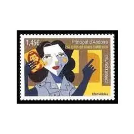 Prix Bas Timbre de collection Andorre Espagnol - 463