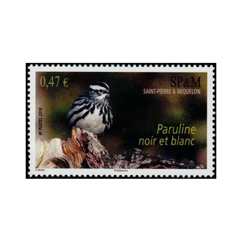 Haute Qualité Timbre Saint-Pierre et Miquelon n°972