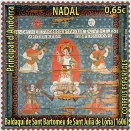 Vente Directe Timbre de collection Andorre Espagnol - 494