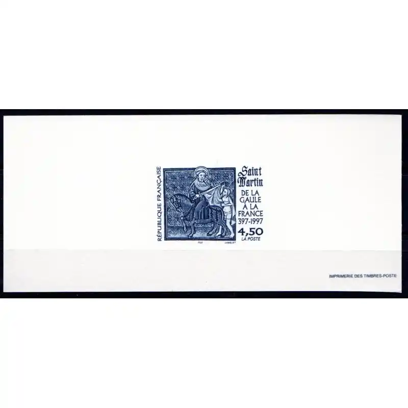 Fait Main Gravure du timbre "De la Gaule à la France" n°3078