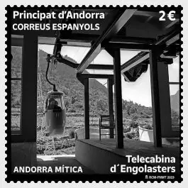 Bon Marché Timbre de collection Andorre Espagnol - 535