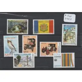 Populaire Timbre de collection Andorre Espagnol - Anne 2003
