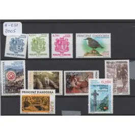 Offre Exclusive Timbre de collection Andorre Espagnol - Anne 2005