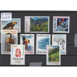 Prix Réduit Timbre de collection Andorre Espagnol - Anne 2008