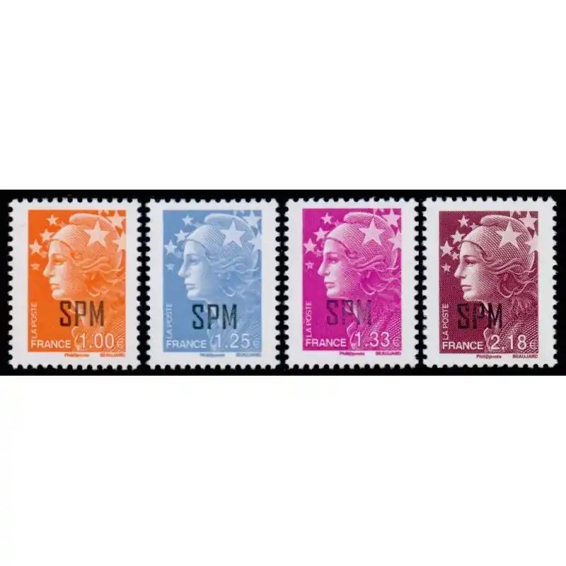 Timbre Saint-Pierre et Miquelon n°948 à 951 Vente Directe