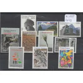 Livraison Express Timbre de collection Andorre Espagnol - Anne 2012