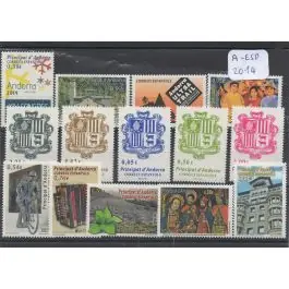 Livraison Mondiale Timbre de collection Andorre Espagnol - Anne 2014
