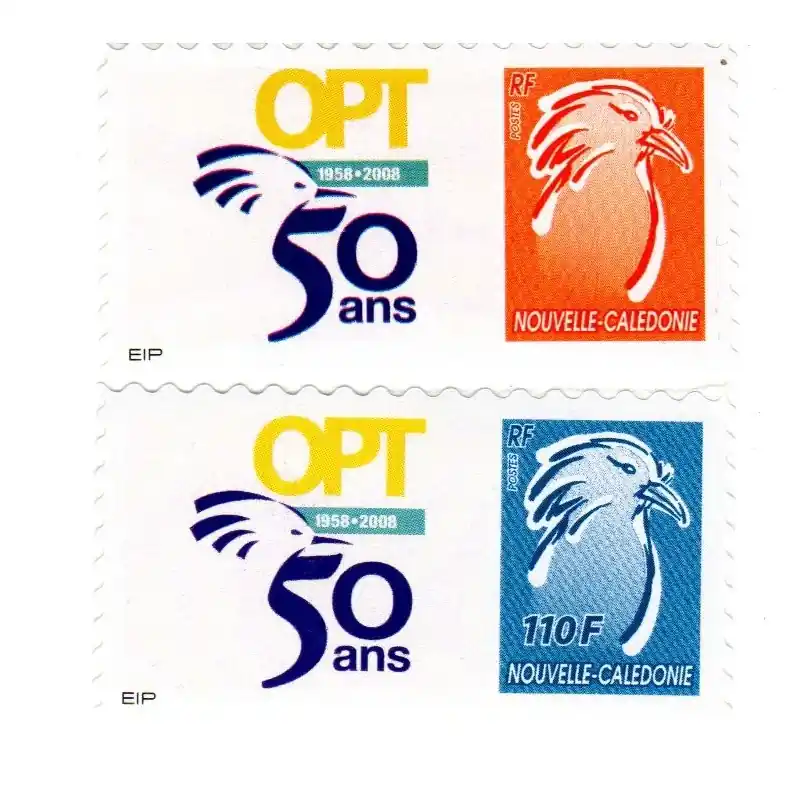 Timbre Nouvelle Calédonie n°1051 et 1052 Premium