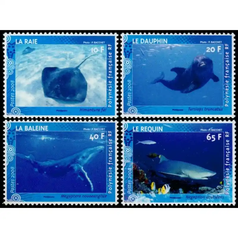 Prix Promo Timbre Polynésie n°824 à 827