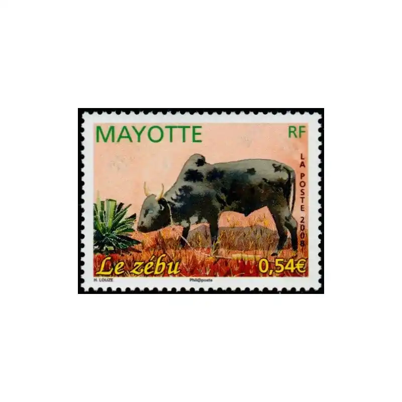 Timbre Mayotte n°208 Quantité Limitée